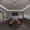 Ekena Millwork 66 56W x 66 56H x 38T Large May Decorative Fretwork Wood Ceiling Panels, Wood Paint Grade CELW67X67X0375MAYMF - alternate 3